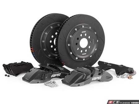 ES#5433672 - BRK00060-61 - Front 6-Piston Big Brake Kit - Features an upgraded 370x34mm rotor with 6-piston Calipers to deliver unrivaled stopping power! - APR - Audi Volkswagen