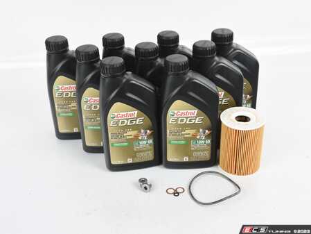 ES#2578578 - E965SVCKT - Castrol Oil Change Kit / Inspection I - Everything needed for a complete oil service including TWS Edge Supercar oil and an OEM Mahle filter - Assembled By ECS - BMW