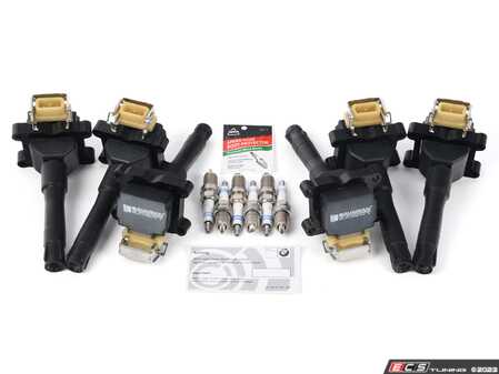 ES#4781604 - 01399791390PKT2 - Performance Ignition Service Kit - Everything you need to service your ignition system including Bosch Platinum+4 spark plugs and Bav Auto ignition coils - Assembled By ECS - BMW