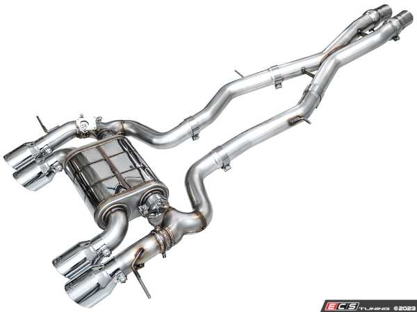 AWE Gen 3 Raptor SwitchPath Exhaust  - Chrome Silver Tips main image 1