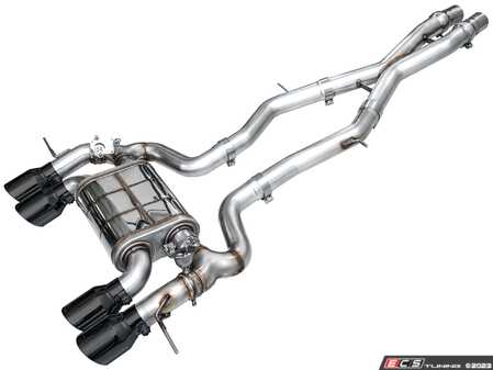 AWE Tuning AWE SwitchPath Axleback Exhaust for BMW F90 M5 - Chrome Silver Tips - 3025-42061