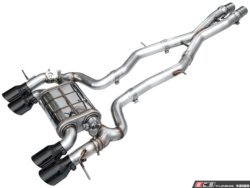 AWE 302543487 AWE SwitchPath Exhaust System Diamond Black Tips