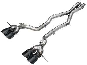 ES#4809818 - 3020-43487 - AWE Track Edition Exhaust System - Diamond Black Tips - Pure flow with no restriction! Includes AWE valve simulators for CEL-free operation. - AWE - BMW