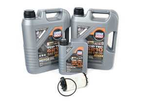 ES#4680251 - 22158KT - Oil Service Kit 0w-30 - Includes Top Tech 4210 0w-30 504/507 Synthetic Engine Oil and filter. - Assembled By ECS - Audi