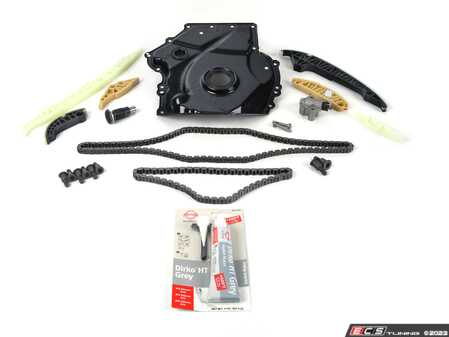 ES#4415971 - 06K109158BP1KT - Ultimate Timing Chain Kit - Includes all chains, tensioners, guide rails and securing hardware - Assembled By ECS - Audi