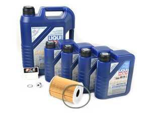ES#3675489 - 948107222000KT1 - Liqui Moly Leichtlauf Oil Service Kit (5w-40) - Includes Hengst filter and Liqui Moly Leichtlauf High Tech A40 Spec oil - Assembled By ECS - Porsche