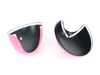 ES#4430526 - 51162179761 - Pink Mirror Cap Covers - Set - Attaches to the front of the side mirror housing over the stock mirror cap, peel and stick - ECS - MINI