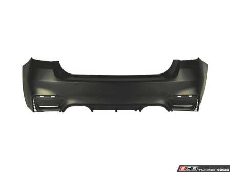 ES#3706954 - f30m3rbump - M3 Style Rear Bumper - Without PDC - Add the more aggressive rear bumper from the M3 - ECS - BMW