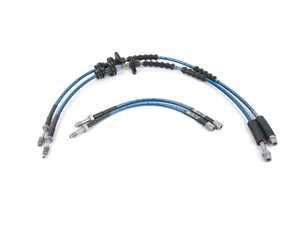 ES#4674261 - 047565la03KT - Stainless Steel Brake Lines - Complete Kit - Front and Rear brake lines for improved pedal feel. Zinc-Nickel plating for increased corrosion resistance and sleek low-profile design. Made in the USA. - Turner Motorsport - BMW