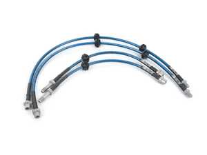 ES#4674263 - 047509la03KT - Stainless Steel Brake Lines - Complete Kit - Front and Rear brake lines for improved pedal feel. Zinc-Nickel plating for increased corrosion resistance and sleek low-profile design. Made in the USA. - Turner Motorsport - BMW