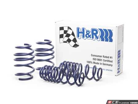 ES#2859302 - 28816-1 - Sport Spring Set - Average lowering front: 1.0" rear: 1.0" - H&R - Volkswagen