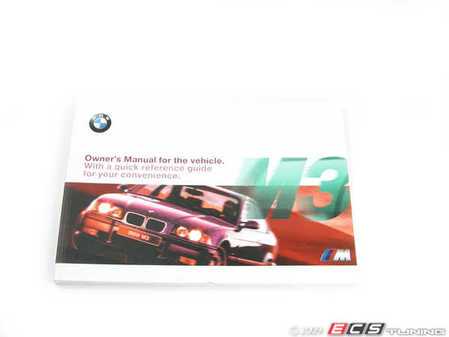 ES#13146 - 01419790397 - 1998 M3 Owners Manual - Covers all the M3 models - Genuine BMW - BMW