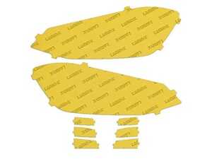 ES#3504020 - VW036Y - Yellow Headlight Covers - Provides custom looks and protection at the same time - Lamin-X - Volkswagen