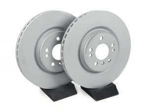 ES#2608102 - 1644211312KT2 - Front Brake Rotors - Pair - Vented Front Brake Rotors - 330mm Diameter - Zimmermann - Mercedes Benz