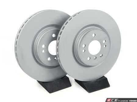 ES#2608102 - 1644211312KT2 - Front Brake Rotors - Pair - Vented Front Brake Rotors - 330mm Diameter - Zimmermann - Mercedes Benz