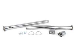 ES#2862908 - CTSEXHDP0008 - CTS Turbo Midpipe Kit  - Replaces the restrictive secondary catalytic converters, allowing your 2.5T to breathe - CTS - Audi