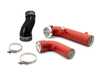 ES#4810274 - MMICP-SUP-20RD - B58TU Performance Charge Pipe - Red - This 3" aluminum charge pipe out-flows the factory charge pipe by 42%! - Mishimoto - BMW