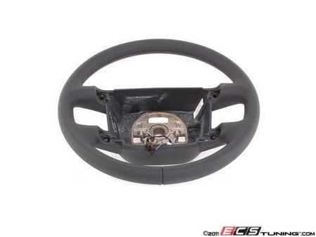ES#349138 - 3D0419091T7B4 - Heated Leather Steering Wheel - Anthracite - Replace your worn, heated steering wheel - Genuine Volkswagen Audi - Volkswagen