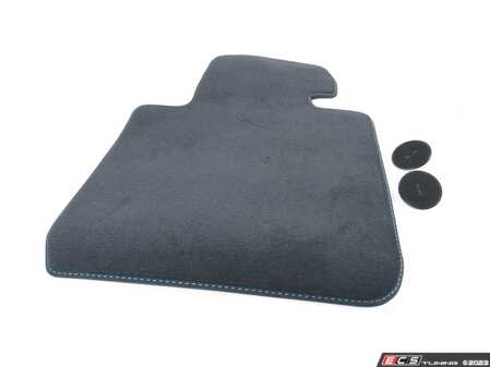 ES#3548752 - 51478069169 - F87 Driver Side Floor Mat - Polar Blue - Genuine BMW driver side replacement floor mat - Genuine BMW - BMW