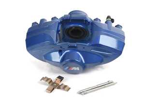 ES#3016009 - 34218046261 - Caliper Housing Left - Blue rear left brake caliper for BMW M models, high-performance. - Genuine BMW - BMW