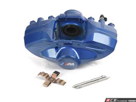 ES#3016009 - 34218046261 - Caliper Housing Left - Blue rear left brake caliper for BMW M models, high-performance. - Genuine BMW - BMW