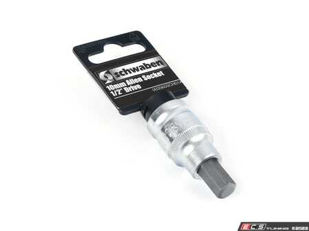 ES#4716217 - 003565SCH01A - 10mm Allen Socket - 1/2" Drive - Have faith in your hex head sockets and use Schwaben's 10mm 1/2" drive! - Schwaben - Audi BMW Volkswagen Mercedes Benz MINI Porsche