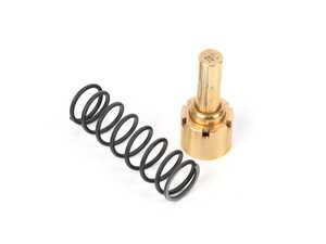 ES#5456347 - 008731KT - N54/N55 Low Temp Oil Thermostat Kit - 70c - New thermostat and spring. Featuring a low temp thermostat - 40 degrees Celsius/ 72 degrees Fahrenheit lower than factory. - Assembled By ECS - BMW