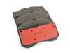 ES#4486870 - 8W0698151AP - Premium Ceramic OE Equivalent Pad - Front - Brembo NAO Ceramic pads are designed to deliver improved comfort and reduced pad wear - Brembo - Audi