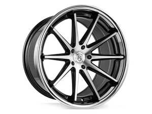 ES#4810683 - FC1019820MA33KT - 19" Rohana RFC10 Wheels - Set Of Four - 19x8.5 ET33 5x120 72.6CB - Machine Black Chrome Lip - Rohana Wheels - BMW MINI