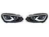 ES#4810795 - 5K094100X-MK8 - MK8 Style Projector Headlight Set - Late model Audi looks with MK6 fitment. Features dual projectors, switchback DRLs/indicators, and start up animation. - ZiZa - Volkswagen