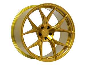 ES#4810863 - RFX520120G20KT - 20" Rohana RFX5 Wheels - Set Of Four - 20x9 ET20 5x120 72.6CB - Gloss Gold - Rohana Wheels - BMW