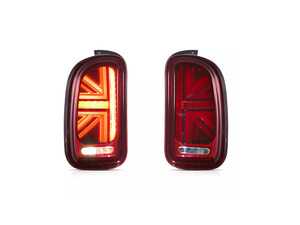 ES#4810865 - MINIR55TLRED - Red Union Jack LED Rear Tail Lights - R55 MINI Clubman  - Upgrade to Union Jack design tail lights for your MINI, works with factory LED taillight or NON LED taillights. - ZiZa - MINI