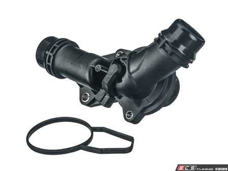 ES#4810957 - 11537509227 - Thermostat Assembly - Commonly cracked or broken - Includes Thermostat, Sensor, & Gasket - URO - BMW