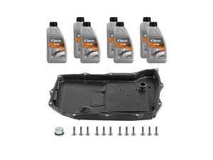 ES#4810881 - 0D5398009CKIT - 8-Speed Automatic Transmission Service Kit - 7 Liters - Includes a new filter & transmission pan gasket with securing hardware. Includes enough fluid to drain and fill. - Vaico - Audi