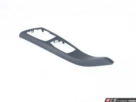 ES#3101356 - 51168054115 - Center Console Trim Cover - Leather - Black - Genuine BMW - BMW