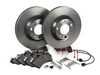 ES#4656865 - 7L8615302KT5 - Front Brake Service Kit - Featuring Brembo rotors and ECS DD23 Daily Driver ceramic pads - Assembled By ECS - Audi Volkswagen Porsche