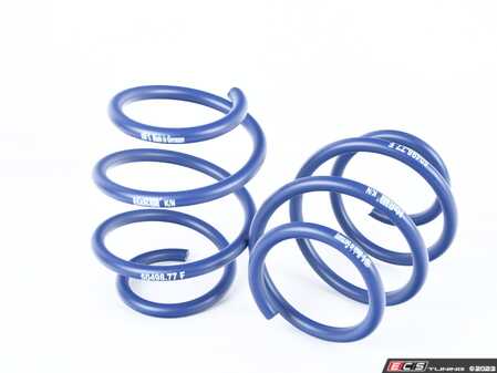 ES#4493136 - 50498-77 - Super Sport Spring Set - Lowers your vehicle for an aggressive stance -  Front lowering: 1.4", Rear lowering: 1.0" - H&R - BMW