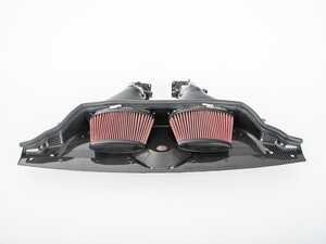 ES#4708514 - 026620la01KT - C8 RS6 / RS7 "Kohlefaser Luft-Technik" Intake System  - Featuring dual cone filters, carbon fiber shroud and carbon fiber turbo inlets for superior air flow and aesthetics. - ECS - Audi
