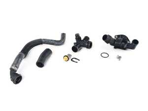 ES#4789435 - 06d121132ckt8KT - Coolant Flange Replacement Kit  - A comprehensive kit designed to service the commonly failing cooling system components in a single repair. - Assembled By ECS - Audi