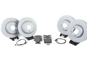 ES#4768277 - 34116792223zzKT - Front & Rear Brake Service Kit - Featuring Zimmermann rotors and ECS DD23 "Daily Driver" ceramic pads. - Assembled By ECS - BMW