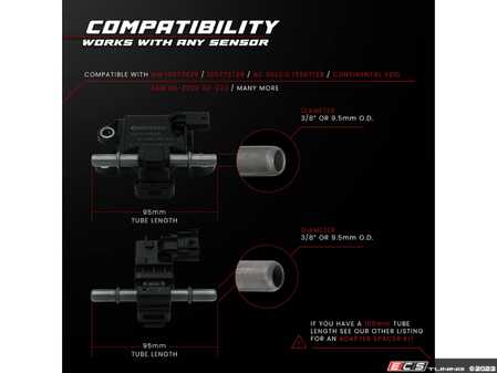 40T Performance - E85-BPM-6-8AN - Ethanol Sensor Bypass Mount Upgrade