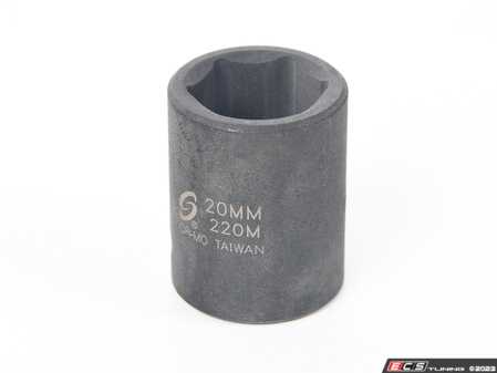 ES#3126267 - 220MD - 1/2" Dr. 20mm Impact Socket - Sunex - 