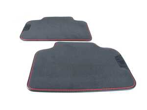 ES#4023973 - 51472469135 - Rear Carpet Factory Floor Mats Set JCW Pro Newer Design - Priced As Set  - Replace or upgrade to factory MINI mats - Genuine MINI - MINI