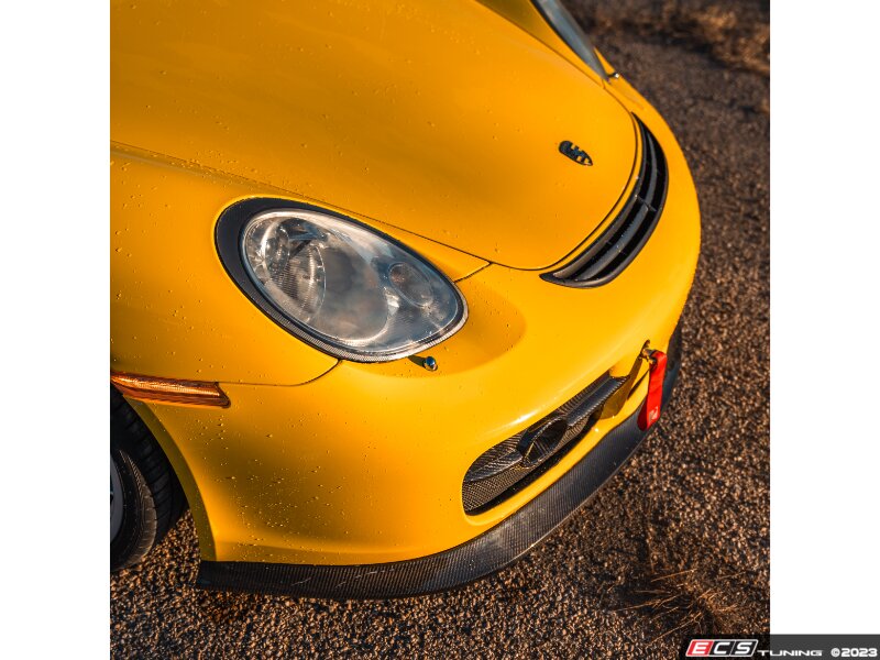 Rennline - E330 - Rennline Carbon Fiber Front Lip 987.1 Cayman