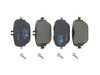 ES#4815872 - 0004203004 - Rear Brake Pad Set - does not include brake wear sensors. OEM Supplier! - Hella - Mercedes Benz