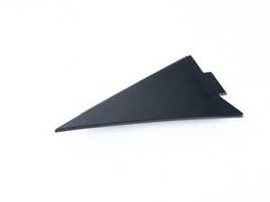 ES#1894049 - 8K5853273Q5FQ - Rear Window Corner Trim - Left - Glossy Black  - Triangle shaped trim piece located in the rear door window (Black Optics) - Genuine Volkswagen Audi - Audi