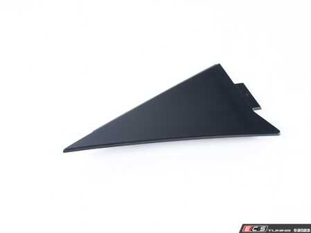 ES#1894049 - 8K5853273Q5FQ - Rear Window Corner Trim - Left - Glossy Black  - Triangle shaped trim piece located in the rear door window (Black Optics) - Genuine Volkswagen Audi - Audi
