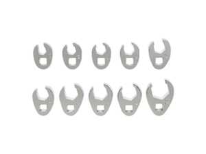 ES#4817991 - PLT99320 - 10 Pc. Flare Nut Crowfoot Wrench Set - 3/8" Drive Metric - This is a must have set for your tool box. Works great on lines with end fittings. - Platinum - Audi BMW Volkswagen Mercedes Benz MINI Porsche