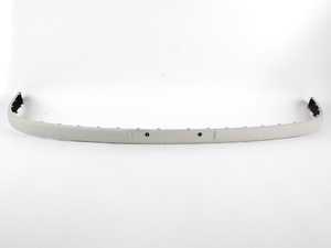 ES#259545 - 1J5807653GRU - Smooth Front Bumper Rub Strip - Japanese  - (NO LONGER AVAILABLE) - Does not have sidemarker light holes and features a Japanese plate cut-out. Does not come painted, comes primed - Genuine Volkswagen Audi - 