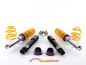ES#2214951 - 15280081 - KW V2 Series Coilover Kit - Adjustable Damping - Height adjustable from 0.9" to 2.0" front & rear - KW Suspension - Audi Volkswagen